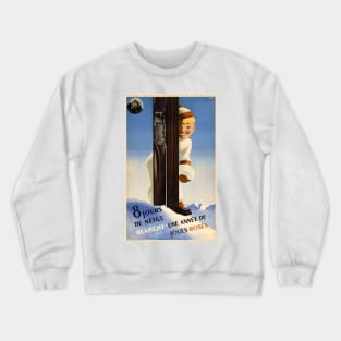 France Vintage Travel Poster 1938 Crewneck Sweatshirt